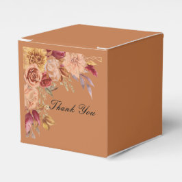 ROMANTISCHE HERFST KLEUREN VRIJGEZELLENFEEST BEDANKDOOSJES