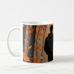Romantische herfst koppel mok Herfst bos koppel