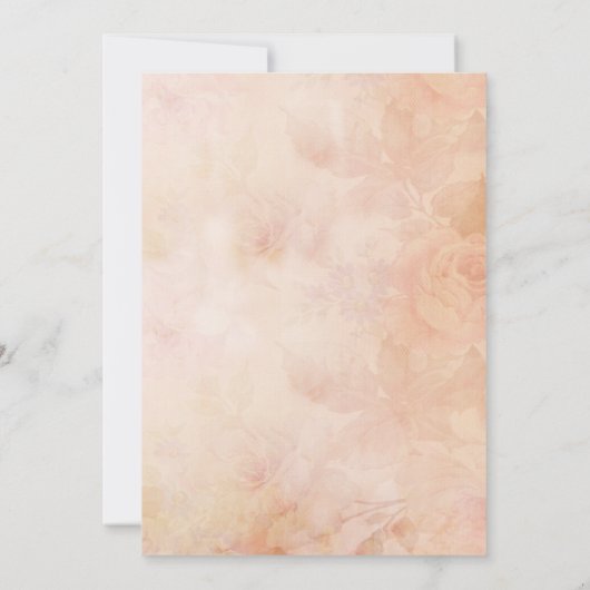 Romantische herfst verliefd romantische trouwkaart kaart (Achterkant)