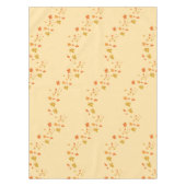 Romantische herfstbladeren ivoor tafelkleed (Voorkant)