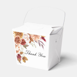 ROMANTISCHE HERFSTKLEUREN BRUIDSDIEPTE  BEDANKDOOSJES