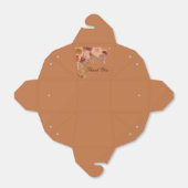 ROMANTISCHE HERFSTKLEUREN BRUIDSDINER  BEDANKDOOSJES (Uitgevouwen)