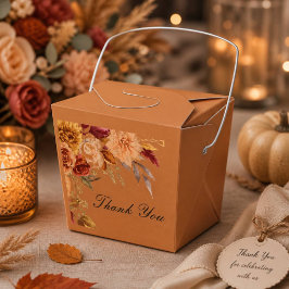 ROMANTISCHE HERFSTKLEUREN BRUIDSSLUIER  BEDANKDOOSJES