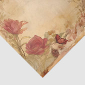 Romantische herinneringen liefdevol paar in de tui tissuepapier (Detail)