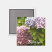 Romantische Hortensia's Magneet (Voorkant / Achterkant)