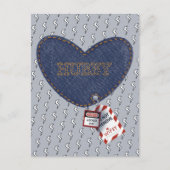 Romantische Hubby Wifey Elektrisch Lock Label Hart Briefkaart (Voorkant)