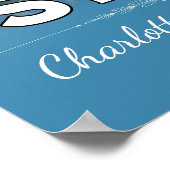 Romantische Huwelijksreis Caribbean St Lucia Kaart Poster (Hoek)