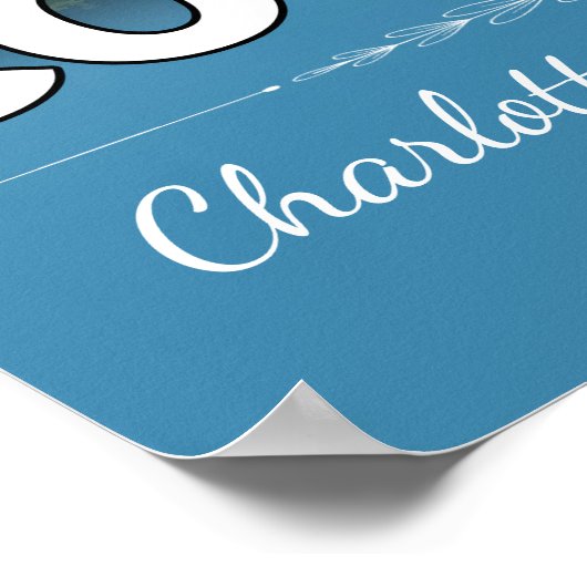 Romantische huwelijksreis Costa Rica Kaart Poster (Hoek)