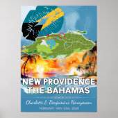 Romantische huwelijksreis New Providence Bahama's  Poster (Voorkant)