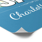 Romantische huwelijksreis vakantie Jamaica Island  Poster (Hoek)