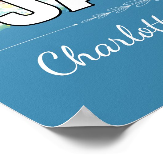 Romantische huwelijksreis vakantie Jamaica Island  Poster (Hoek)