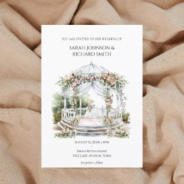 romantische huwelijksuitnodiging kaart