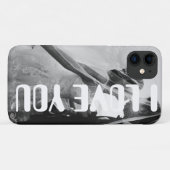 Romantische I LOVE YOU iPhone 11 Hoesje (Achterkant (horizontaal))