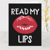 ROMANTISCHE ICH LIEFDE JOU RODE LIPPEN KAARTEN VOO (Gele Bloem)