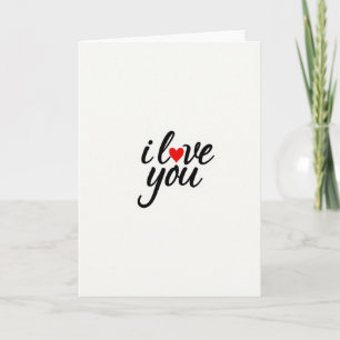Romantische Ik Hou Van Jou Voor Hem Haar Kaart