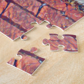 Romantische  Illustratie Vakantie Wandeling Puzzel Legpuzzel (Zijkant)