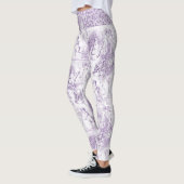 Romantische Indigo Rococo Art Style Elegant Gift Leggings (Links)