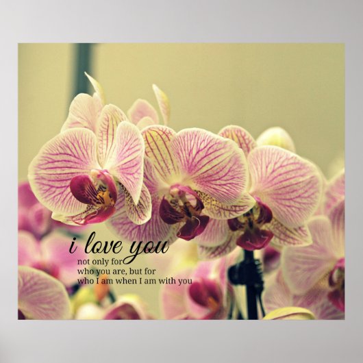 Romantische inspiratie citaat poster (Voorkant)