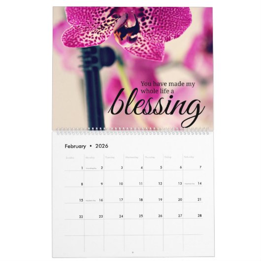 Romantische Inspirerend quotes Kalender (Feb 2026)