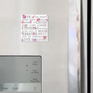 Romantische inspirerend woorden magneet