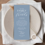 Romantische instelling voor een binnenplaats Dank  Programmakaart