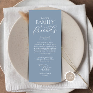 Romantische instelling voor een binnenplaats Dank  Programmakaart