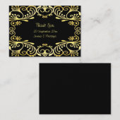 Romantische islamitische bruiloft bedankkaarten notitiekaartje (Voorkant / Achterkant)