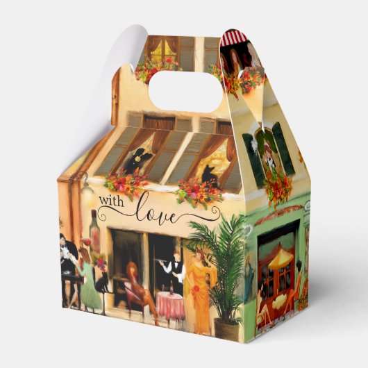 Romantische Italiaan Dank u wel voor de doos Bedankdoosjes (Achterkant)