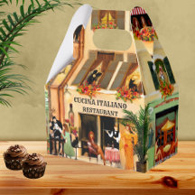 Romantische Italiaanse bedankdoos