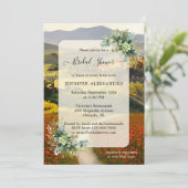 Romantische Italiaanse Bridal Shower Kaart (Staand voorkant)