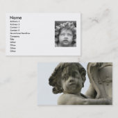 Romantische Italiaanse Renaissance Angel Visitekaa Visitekaartje (Voorkant / Achterkant)