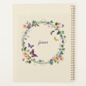 Romantische Ivy en Vlinders Planner (Achterkant)