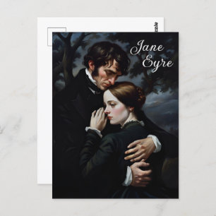 Romantische Jane Eyre en Edward Rochester Briefkaart