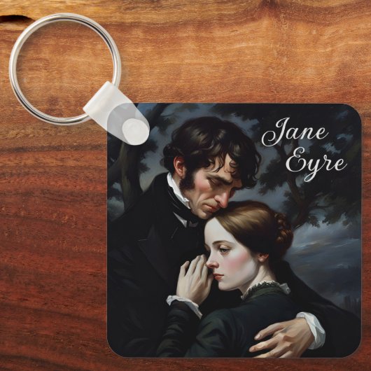 Romantische Jane Eyre en Edward Rochester Sleutelhanger (Voorkant)