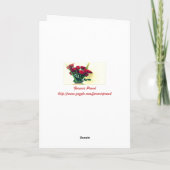  Romantische Jonge Dame Valentijn Feestdagen Kaart (Achterkant)