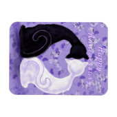 Romantische Jubileum magneet met paar Cat (Horizontaal)