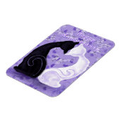 Romantische Jubileum magneet met paar Cat (Linkerzijde)