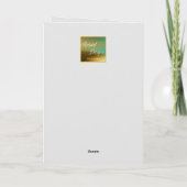 Romantische kaarsen kerst Kaart (Achterkant)