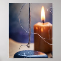Romantische kaarsen kunst