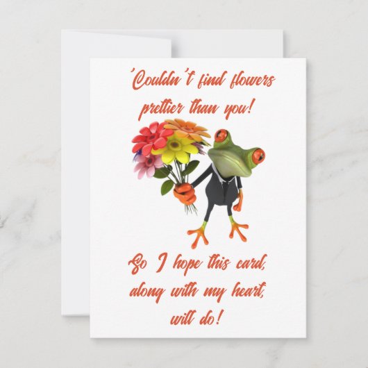 Romantische kaart (Voorkant)