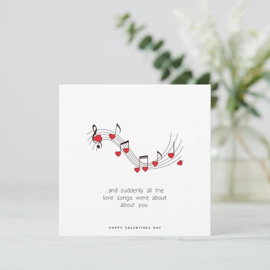 Romantische Kaart - Birthday Kaart Valentijnsdag K (Staand voorkant)