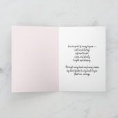Romantische kaart – Gewoon liefdevolle harten (Binnen)