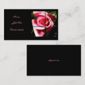 Romantische kaart visitekaartje (Voorkant / Achterkant)