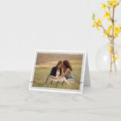 Romantische Kaart - Voeg uw eigen foto toe (Gele Bloem)