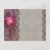 Romantische kaart voor felicitaties en uitnodiging (Voorkant)