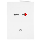 Romantische kaarten voor Valentijn over lange afst (Achterkant)