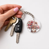 Romantische kabouter sleutelhanger