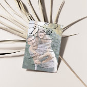 Romantische kalligrafie Foto Details Behuizing Kaa Informatiekaartje