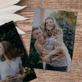 Romantische kalligrafie Fotobedekking - Plechtige Kaart