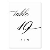 Romantische kalligrafie Trouw nummer 19, Kaart (Achterkant)